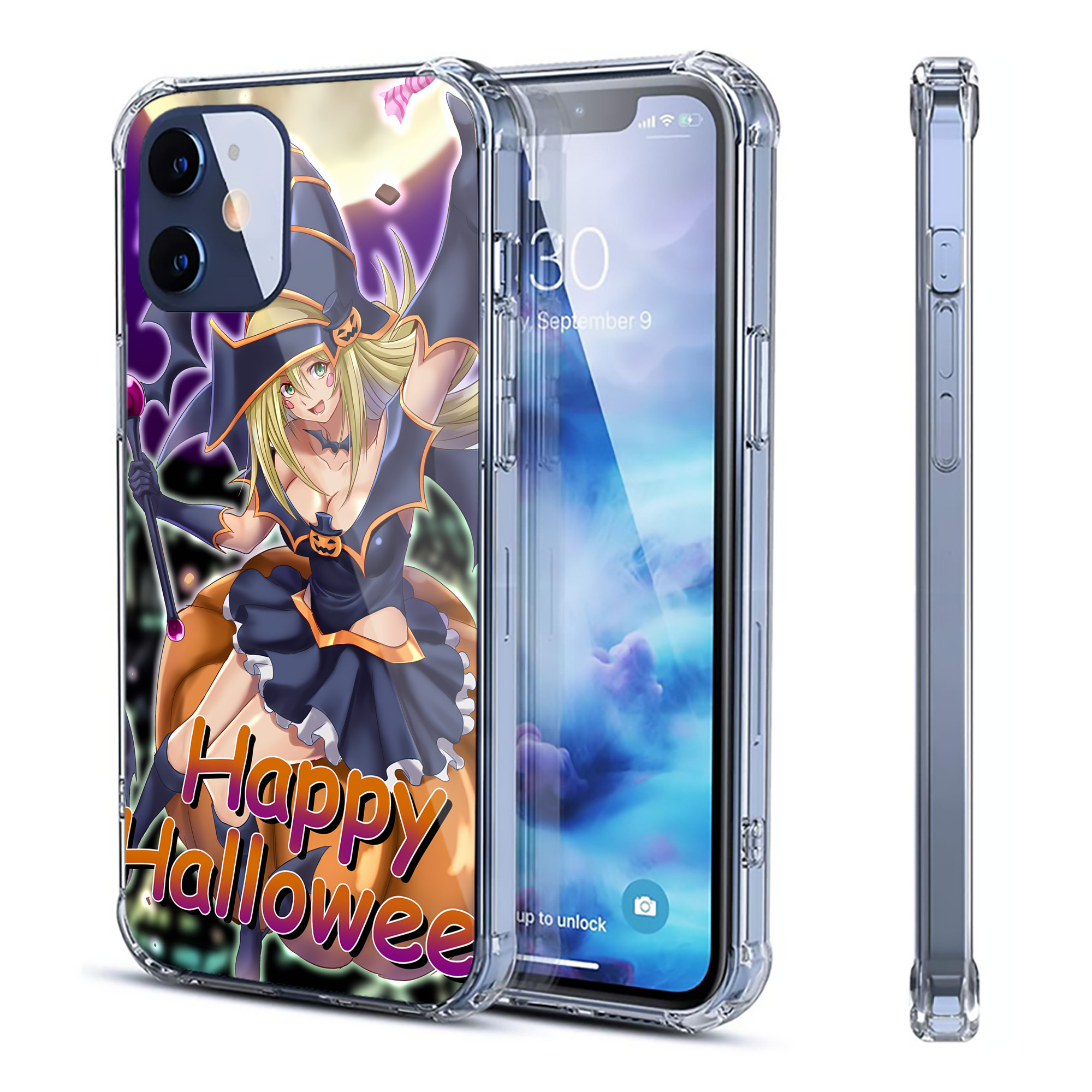 （画像用） 遊☆戯☆王 Yu-Gi-Oh! 【iPhone 12シリーズ対応】透明スマホケース（クリアソフトケース）
